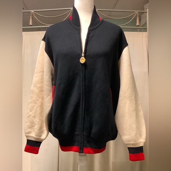 Donna Karan Bergdorf Goodman cashmere cardigan jacket - Picture 2 of 11